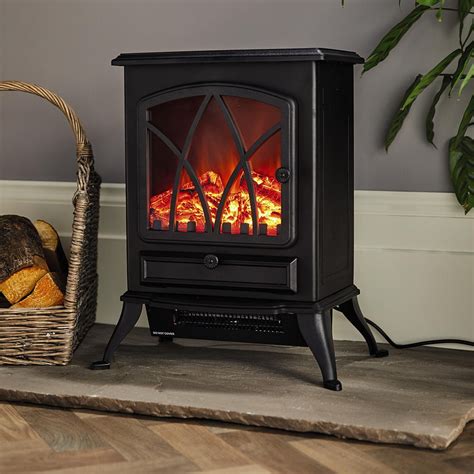 heater that looks like a wood stove